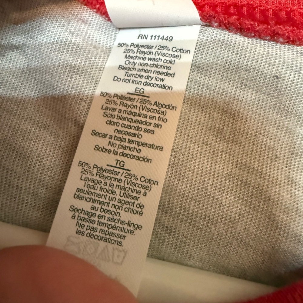 A Christmas Story: Oh Fudge Women’s Raglan Shirt - Picture 6 of 6
